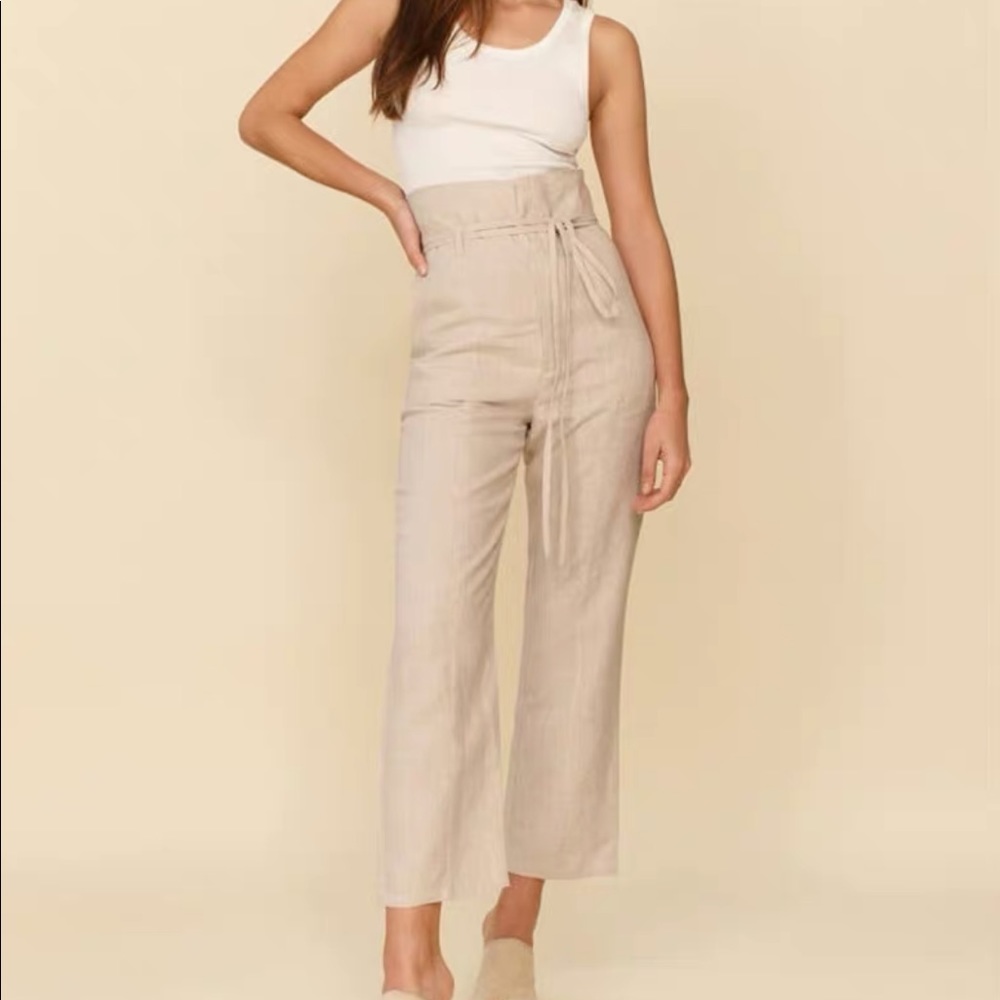 Reformation linen pants